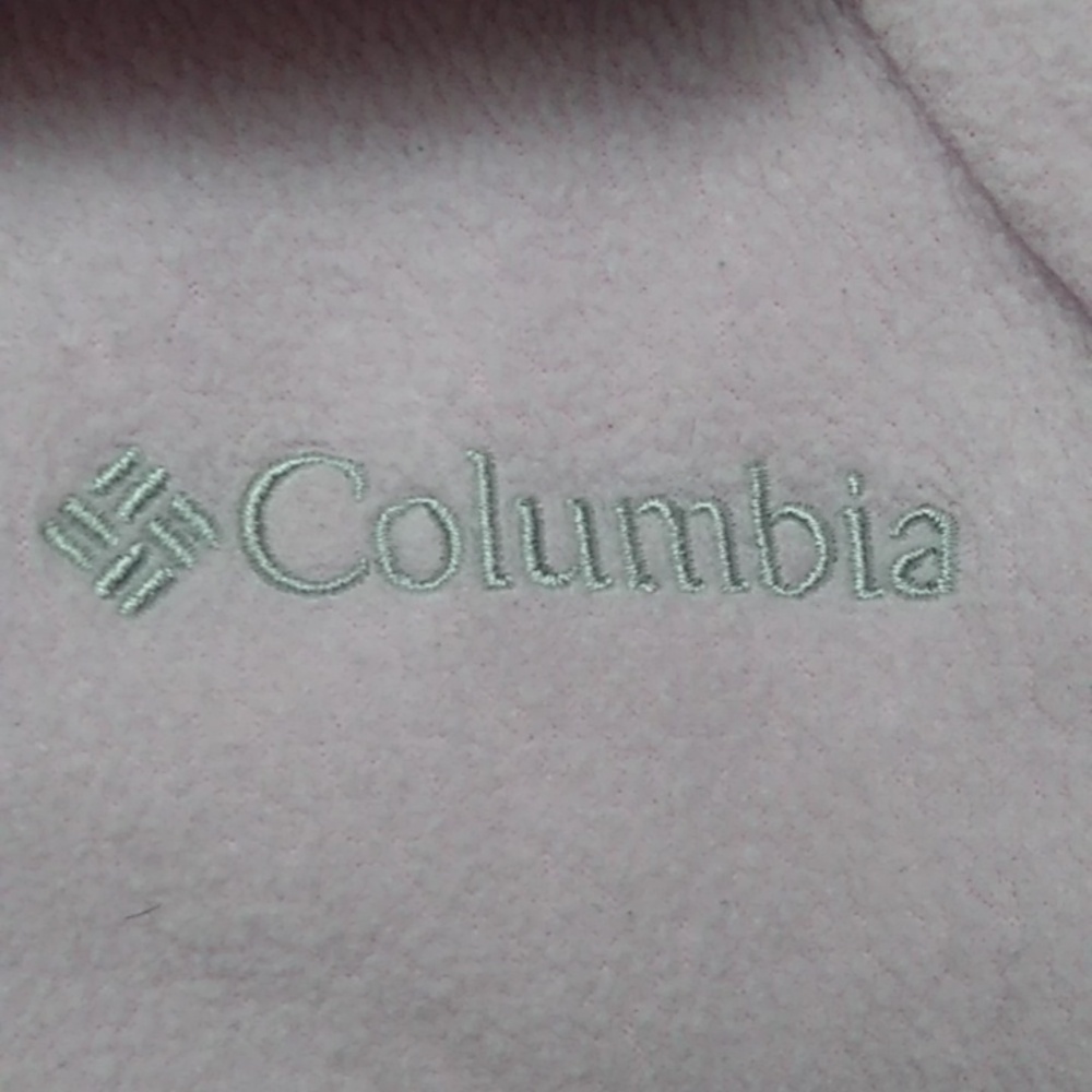 🩷 Girls Columbia Fleece Jacket Size 6/6x - Picture 3 of 6